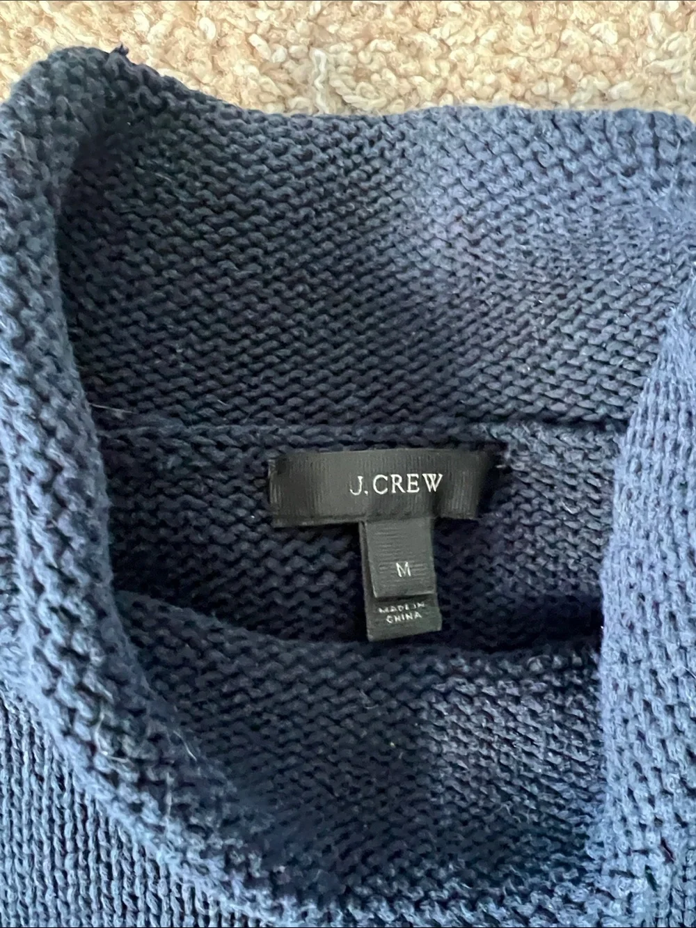 J.crew. Rollneck Sweater in Navy